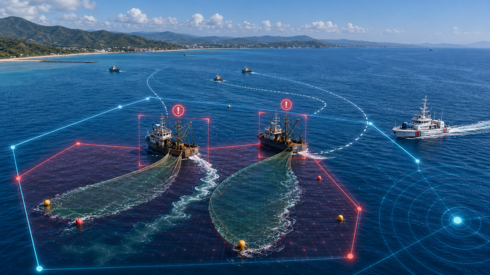 Illegal Fishing Monitoring visual