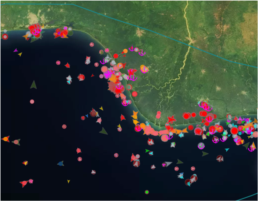 All vessels over 72 hours from AIS data